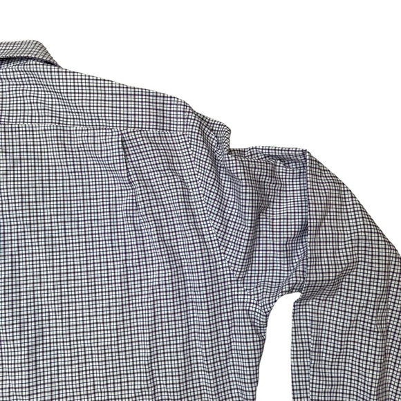 Ralph Lauren Button Down Shirt Mens Slim Fit Non Iron Collared Purple 16 34/35 - Picture 8 of 11